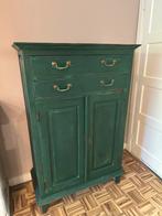 Vintage houten kast met lades en legplanken, Ophalen, Gebruikt