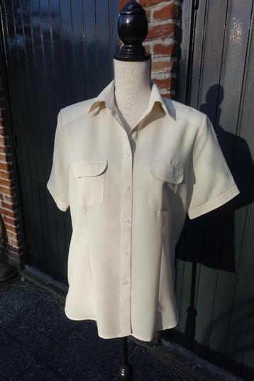 beige crepe blouse van Canda mt 42 beschikbaar voor biedingen