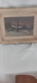 Antiek Haagse School schilderijtje - 42x32 cm, Antiek en Kunst, Kunst | Schilderijen | Klassiek, Ophalen of Verzenden