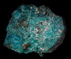 ZILVER op CHRYSOCOLLA uit de Clara mijn, Duitsland., Ophalen of Verzenden, Mineraal
