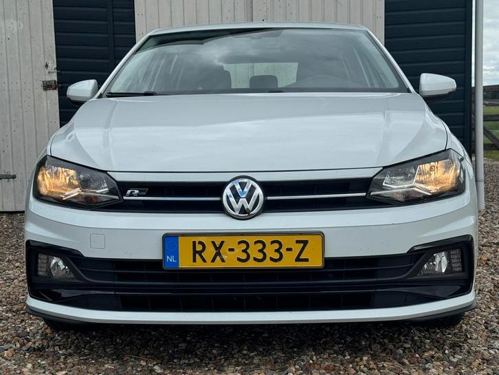 Volkswagen Polo 1.0 TSI 95 pk R-Line handgeschakeld 2018 Wit, Auto's, Volkswagen, Particulier, Polo, Achteruitrijcamera, Adaptive Cruise Control
