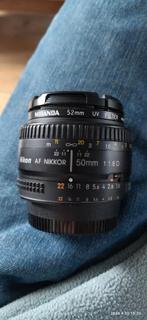 Nikon objectief AF Nikkor 50 mm 1:1.8D incl. uv lens, Ophalen of Verzenden, Zo goed als nieuw
