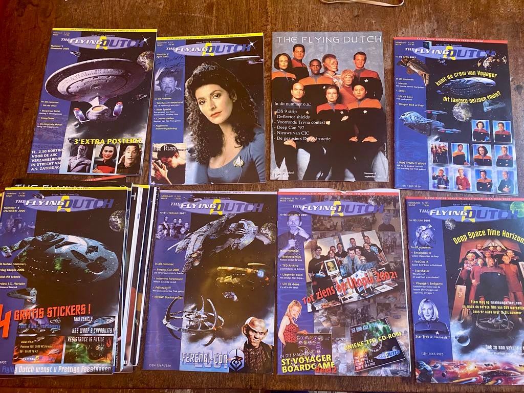 Star Trek Flying Dutch Fanclub Magazines 1997-2001, Boeken, Tijdschriften en Kranten, Ophalen of Verzenden, Gelezen, Overige typen