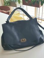 Anna Luchini leren handtas/schoudertas, Ophalen of Verzenden, Nieuw, Blauw, Handtas