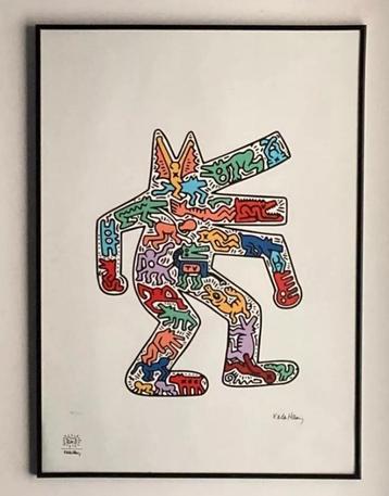 Keith Haring : litho op groot formaat beschikbaar voor biedingen