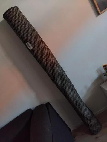 Vloerkleed geweven antraciet 200x300