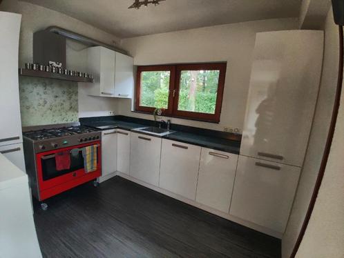 Complete hoekkeuken incl apparatuur, Huis en Inrichting, Keuken | Complete keukens, Gebruikt, Hoekkeuken, Wit, Graniet of Steen