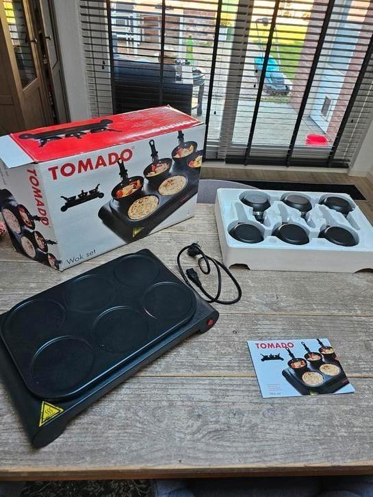 Mini wok set - 6 personen, Witgoed en Apparatuur, Gourmetstellen, Gebruikt, 4 t/m 7 personen, Ophalen of Verzenden