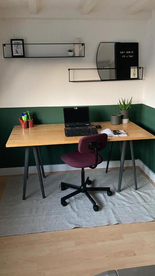 Grote tafel / bureau 160 x 80, Huis en Inrichting, Bureaus, Gebruikt, Bureau, Ophalen