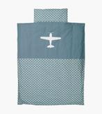 Dekbed overtrek 120x150 vliegtuigen, Jongetje of Meisje, Wit, Dekbedovertrek, Ophalen of Verzenden