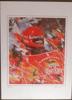 Niki Lauda Litho - Eric Jan Cremer - Gesigneerd, Ophalen of Verzenden