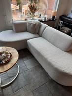 Witte Teddy Hoekbank - Zo Goed Als Nieuw, Huis en Inrichting, Banken | Bankstellen, 250 tot 300 cm, 100 tot 125 cm, Hoekbank, Ophalen of Verzenden