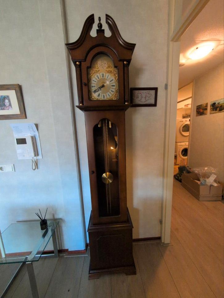 Antieke Junghans Staande Klok, Antiek en Kunst, Antiek | Klokken, Ophalen of Verzenden