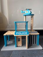 Houten Politiebureau met Helikopter, Kinderen en Baby's, Ophalen, Gebruikt, Poppenhuis