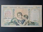 French Indo-China 500 piastres 1939 Zfr biljet., Postzegels en Munten, Bankbiljetten | Azië, Ophalen of Verzenden