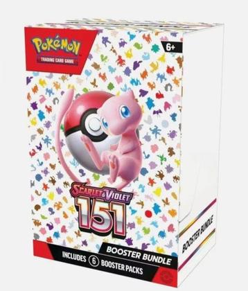 Pokémon Scarlet & Violet 151 6-Booster Bundle beschikbaar voor biedingen