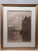 Willem Witsen - Uilenburg Amsterdam - Ets, Ophalen of Verzenden