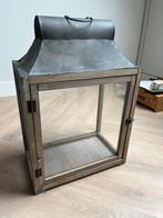 Windlicht groot exemplaar, Ophalen of Verzenden, Hout, 25 tot 50 cm