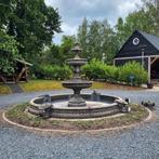 Engelse fontein met rand, Tuin en Terras, Ophalen of Verzenden, Nieuw, Beton, Fontein