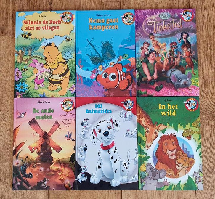 6 Disney Club boeken, Boeken, Kinderboeken | Kleuters, Zo goed als nieuw, Sprookjes, Ophalen of Verzenden