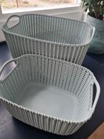 Mandjes curver, Huis en Inrichting, Woonaccessoires | Schalen en Manden, Ophalen of Verzenden, Zo goed als nieuw, Rechthoekig