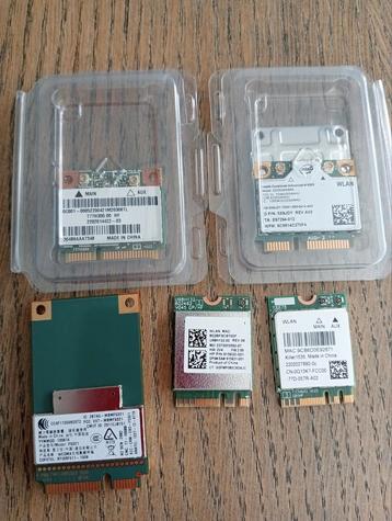 5x netwerkkaart wifi bluetooth voor laptop beschikbaar voor biedingen