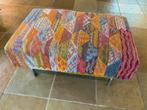 Marokkaanse Kelim Hocker, Huis en Inrichting, Banken | Voetenbanken en Poefen, Ophalen, Gebruikt, 75 tot 100 cm, Stof