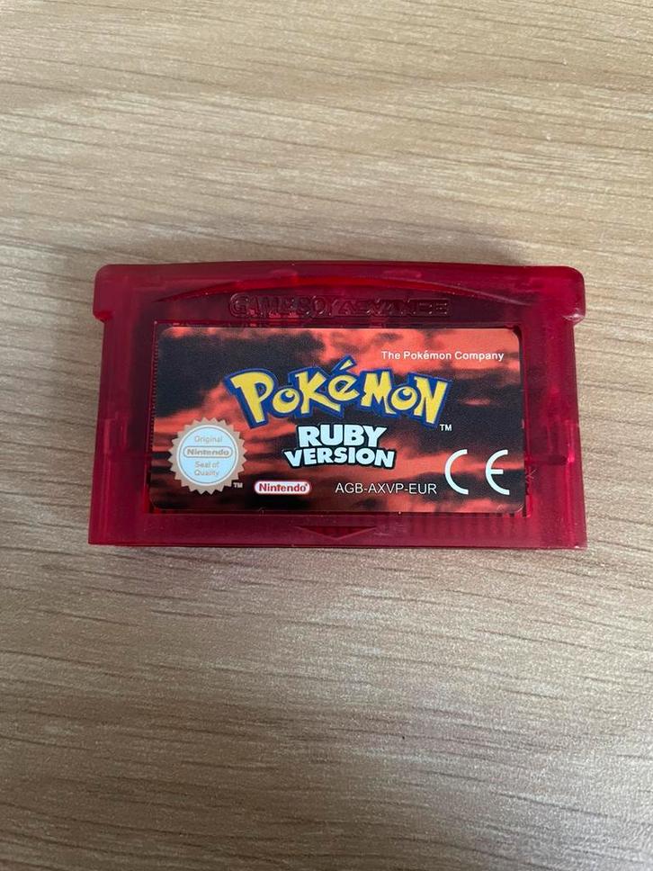 Pokémon Ruby - Gameboy Advance, Spelcomputers en Games, Games | Nintendo Game Boy, Zo goed als nieuw, Role Playing Game (Rpg)
