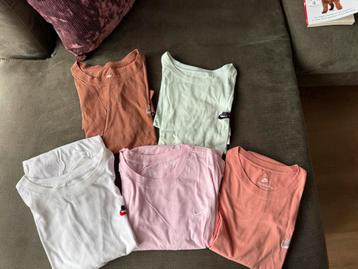 5x Nike t-shirts maat L beschikbaar voor biedingen