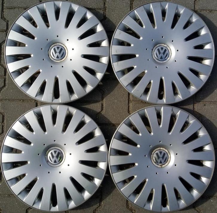 # Set VW Volkswagen Wieldoppen 16 inch Golf + Passat Jetta #, Auto diversen, Wieldoppen, Verzenden