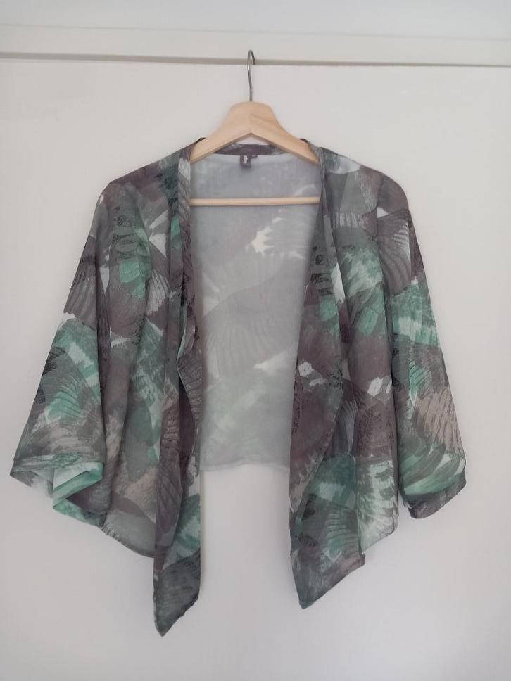 N48 Vestje/blouse Eksept maat M, Kleding | Dames, Truien en Vesten, Zo goed als nieuw, Maat 38/40 (M), Groen, Ophalen of Verzenden