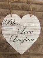 Wandbord Hart - Bless This House, Ophalen of Verzenden, Zo goed als nieuw