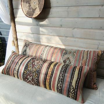Vintage kelim kussen XXL 40x120 langwerpig beschikbaar voor biedingen