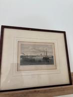 Originele staalgravure Rotterdam – ca. 1850, Ophalen of Verzenden
