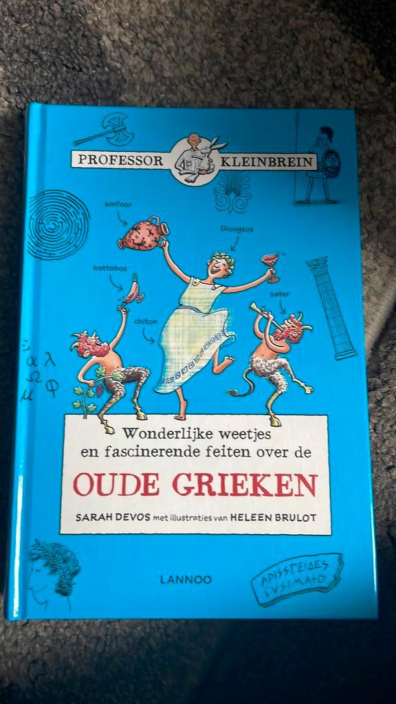 Sarah Devos - De Oude Grieken, Boeken, Kinderboeken | Jeugd | onder 10 jaar, Zo goed als nieuw, Non-fictie, Ophalen of Verzenden