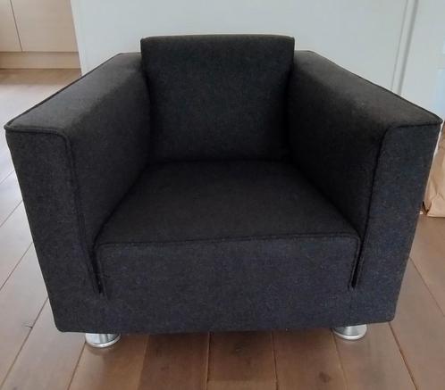 Mrs Blizz van Design on Stock antraciet scheerwol, Huis en Inrichting, Fauteuils, Gebruikt, Ophalen