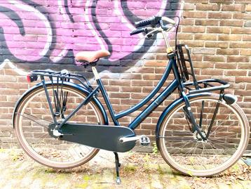 Cortina U4 damesfiets dark blue. 28” en 3V Nieuwe banden beschikbaar voor biedingen