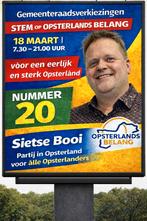 Stem nr 20: Sietse Booi Opsterlands Belang!. ( Opsterland ), Ophalen of Verzenden