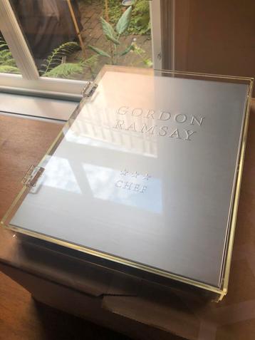 Kookboek Driesterrenchef (***Chef) Gordon Ramsay gesigneerd beschikbaar voor biedingen