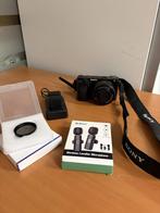 sony a6000 camer 24mp met 3 batterijen filter, Audio, Tv en Foto, Fotocamera's Digitaal, Compact, Ophalen of Verzenden, Zo goed als nieuw