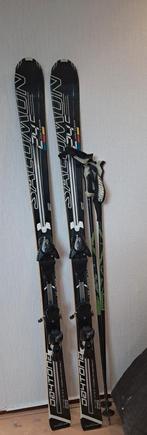 Salomon Daytona Ski's met Stokken, Sport en Fitness, Skiën en Langlaufen, Ophalen, 140 tot 160 cm, Gebruikt, Salomon