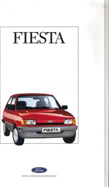 Ford Fiesta '84, brochure uit 6/1988 beschikbaar voor biedingen