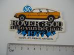 sticker oud ROVER 3500 auto oldtimer 1977 Leyland rai car, Verzenden, Zo goed als nieuw, Bedrijf of Vereniging