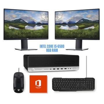 HP EliteDesk pc desktop bundel beschikbaar voor biedingen