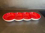 Tupperware serveerschaal Allegra, Ophalen of Verzenden, Zo goed als nieuw, Rood, Schaal