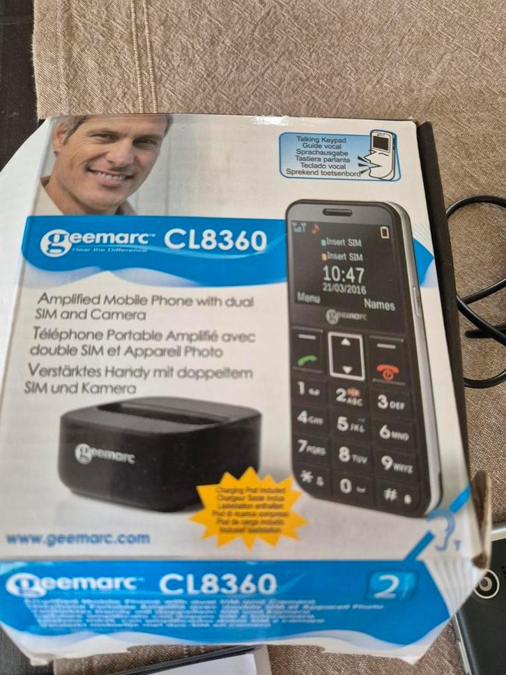 Geemarc mobiele seniorentelefoon, Telecommunicatie, Mobiele telefoons | Overige merken, Zo goed als nieuw, Ophalen of Verzenden