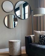 Lampenkap taupe | luxe | slangprint ala Duran, Minder dan 50 cm, Rond, Ophalen of Verzenden, Zo goed als nieuw