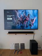 Samsung Crystal UHD 4K 50AU7040 + Soundbar, Ophalen, LED, 50 Hz, Zo goed als nieuw