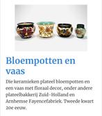 Plateel bloempotten Zuid Holland, Ophalen of Verzenden