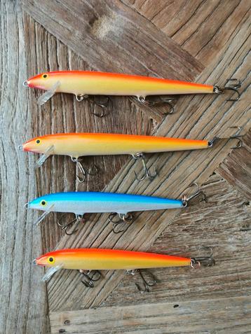 4x Rapala floating 11 en 9 cm beschikbaar voor biedingen